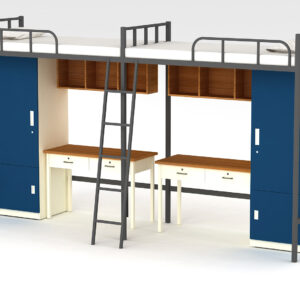 Bunk Bed with Study Table-01